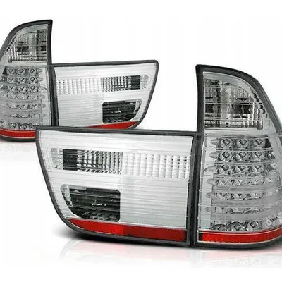Lampy diodowe tylne Bmw X5 E53 99-03 chrome led