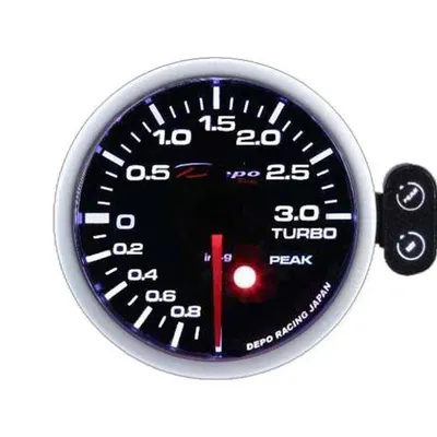 Zegar depo pk 52mm - turbo electric -1 do 3 bar