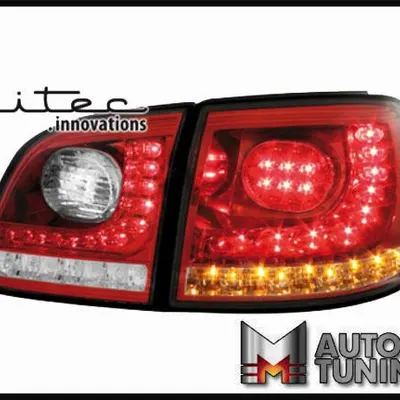 Lampy led litec vw golf v / vi plus 05+ red white rs