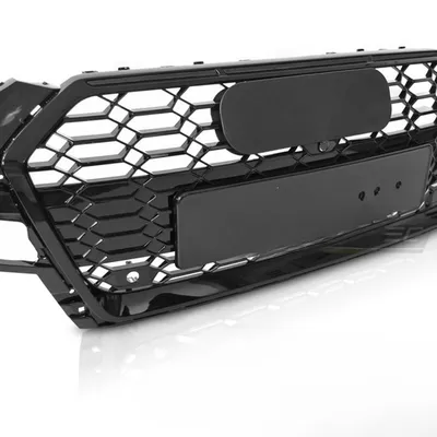 Grill do audi a5 f5 19-23 glossy black pdc kamera