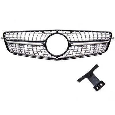 Grill sportowy Black W/Spots MERCEDES C-Class W204 C204 S204 2007-2015