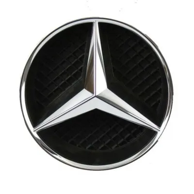 Logo + mocowanie grilla mercedes chrome
