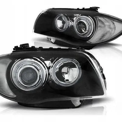 Lampy przednie BMW E87 E81 04-11 Ringi Led Black