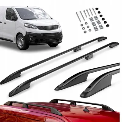 Relingi dachowe bagażnik do FIAT SCUDO III 2022- LONG | DŁUGI (aluminiowe)
