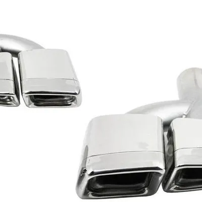 Koncówki mercedes w221 wzór amg podwojne