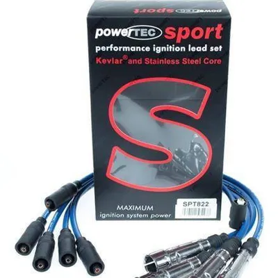 Przewody zapłonowe PowerTEC AUDI A6 COUPE CABRIOLET 1.8-2.8L 89-00 Czerwone
