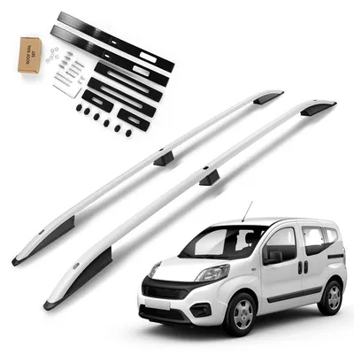 Relingi dachowe Fiat Qubo I 225  2008-2019 Srebrny