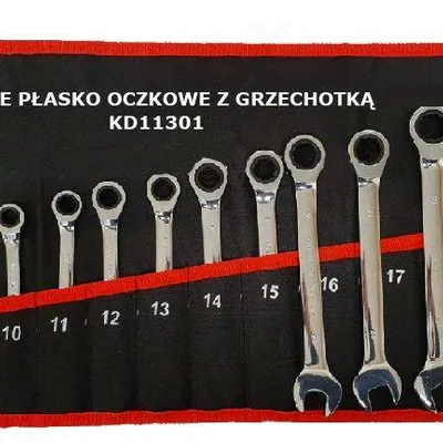 Klucze płasko-oczkowe 12el. kd11301