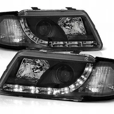 Lampy przednie reflektory A3 8L daylight BLACK