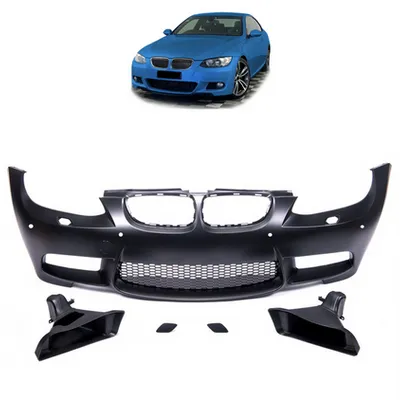 Przedni zderzak sport SRA wloty powietrza na hamulce BMW 3 E92 E93 przed liftem 2006-2010