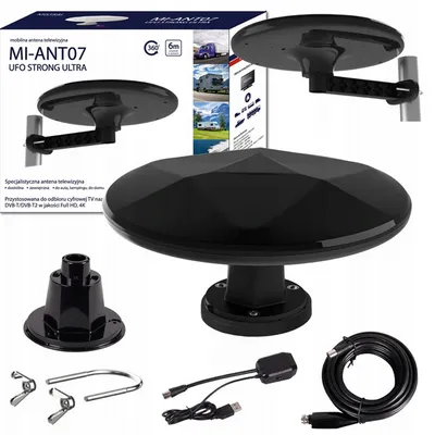 Antena zewnętrzna Mistral MI-ANT07/B II Czarna