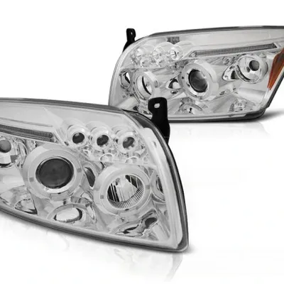 Reflektory angel eyes chrom do dodge caliber 06-12