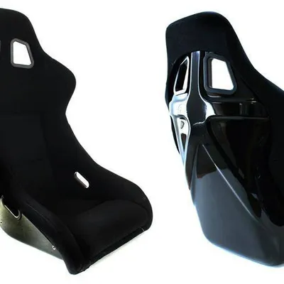 Fotel sportowy EVO Welur Black typ2