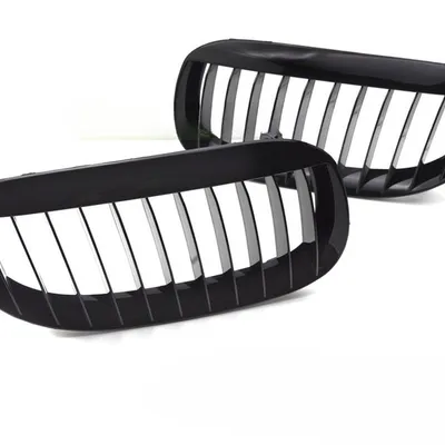 Grill BMW E63 / E64 2002–2010 Glossy Black – Atrapa Nerki Czarny Połysk