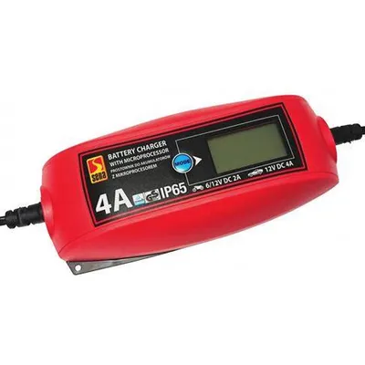 Prostownik z mikroprocesorem 4A/LCD