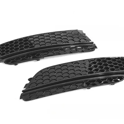 Atrapy halogenów Audi A6 C7 2011–2014 Glossy Black
