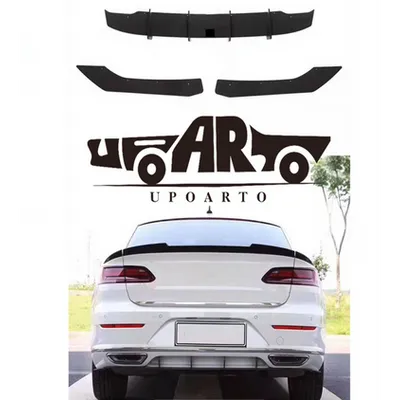 Lotka Lip Spoiler Gloss Black VW ARTEON 2017-obecnie