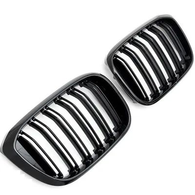 Grill (nerki) bmw x3 x4 g01 g02 look m glossy blac