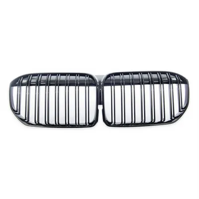 Grill sportowy podwójne żeberka Gloss Black BMW 7 G11 G12 Facelift 2019-obecnie