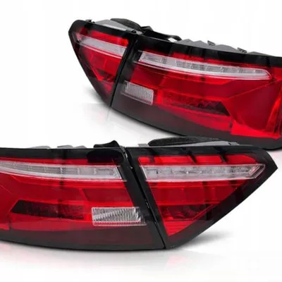 Lampy diodowe red-white LED do AUDI A5 11-16 LIFT