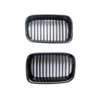 Grill sportowy pojedyncze żeberka Gloss Black BMW 3 E36 Compact przed liftem 1991-1996