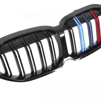 Grille sport glossy black tri-colour double bar fits bmw f40 19-24