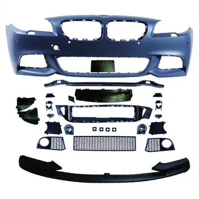 Przedni zderzak sport PDC SRA Lampy przeciwmgielne Spoiler BMW 5 F10 F11 przed liftem 2010-2013