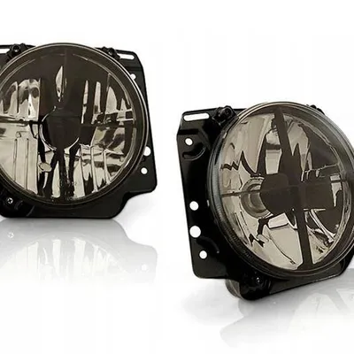 Lampy przednie z krzyżami krzyże VW Golf II SMOKE