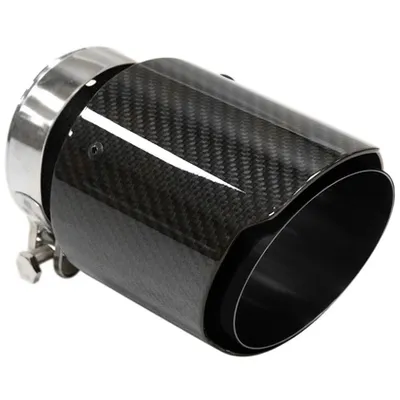 Końcówka tłumika 89mm wejście 67mm Carbon Gloss