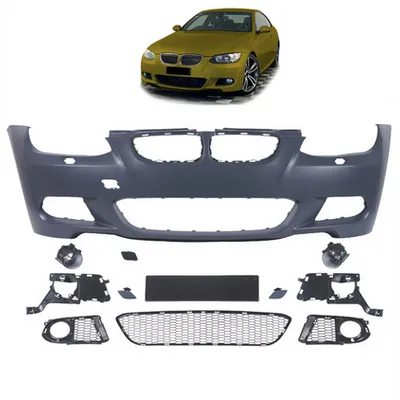 Przedni zderzak sport SRA Lampy przeciwmgielne BMW 3 E92 E93 przed liftem 2006-2010