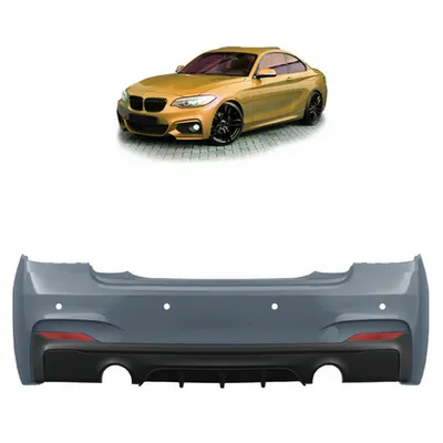 Tylny zderzak sport PDC zestaw z dyfuzorem BMW 2 F22 F23 2013-2020