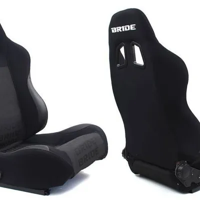 Fotel sportowy RAPID Welur Bride Black