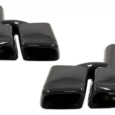 Końcówki mercedes w221 w164 w166 w212 black desg