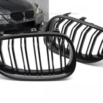Grill Sport Glossy Black Double Bar – BMW E60 / E61 2003–2010