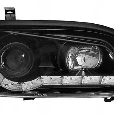 Reflektory przednie VW Golf III BLACK DAYLIGHT