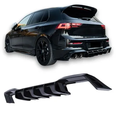 Dyfuzor tylny vw golf 8 viii r 20-24 gloss black
