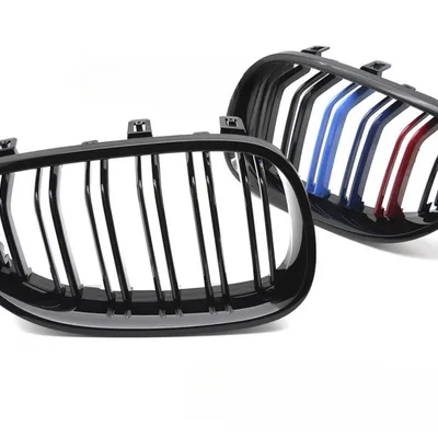 Grill Sport Glossy Black Tri-Colour Double Bar – BMW E60 / E61 2003–2010