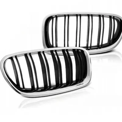Grill Sport Połysk Chrome Black Do Bmw F10 F11