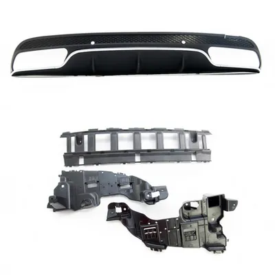 Tylny dyfuzor Silver MERCEDES C-Class W205 S205
