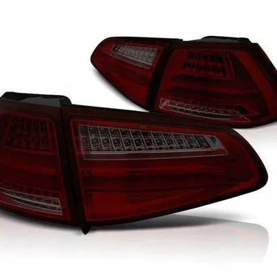 Lampy diodowe Vw Golf VII 7 13- red smoke led bar