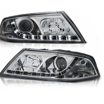 Lampy Skoda Octavia II 2 04-08 H7 Daylight Chrome