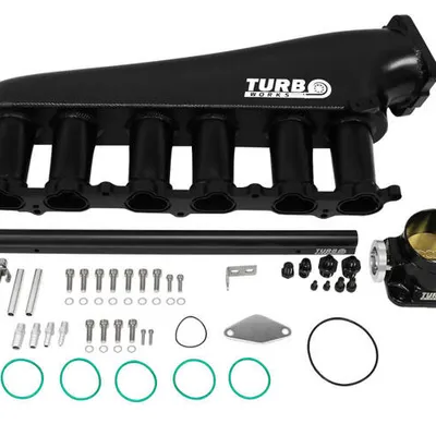 Kolektor ssący Toyota Chaser Supra 1JZ z przepustnicą i listwą paliwową