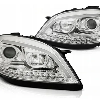 Mercedes W164 Ml M-klasa 05-07 Chrome Led Seq