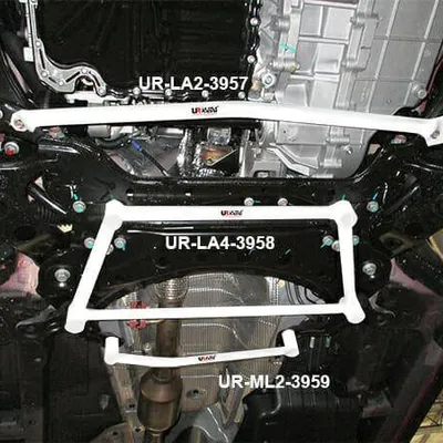 Rozpórka Proton X70 1.8T 2WD CBU/CKD 19-20 UltraRacing 4-punktowa przednia dolna Brace