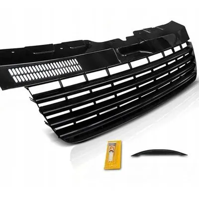 Grill atrapa bez znaczka Volkswagen Black T5 03-09