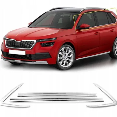 Listwy przyokienne pod szyby do SKODA KAMIQ NW I 2019-