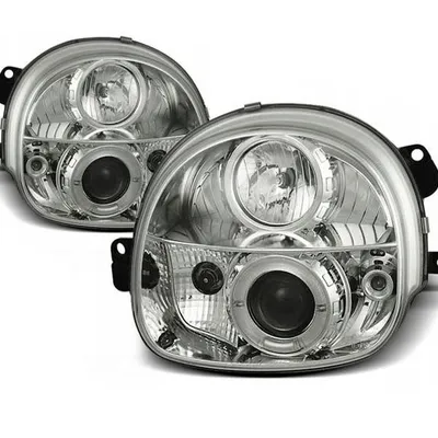 Lampy Reflektory Renault Twingo 93-98 Ringi Chrome