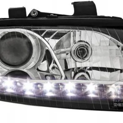 Lampy przednie reflektory Audi A4 B6 Daylight blac