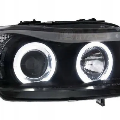 Reflektory Lampy przednie BMW E90/E91 Black Ringi