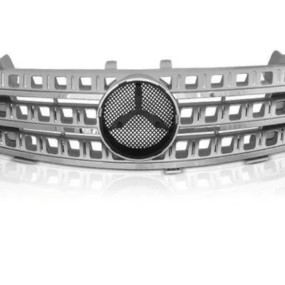 Grill mercedes w164 05-08 sport silver chrome